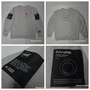 NASA MARS 2020 MISSION PERSEVERANCE ROVER INGENUITY DRONE MERCH SWEATSHIRT XL